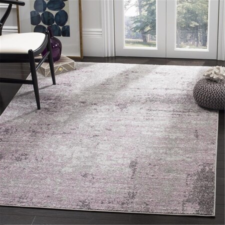 Safavieh Adirondack Power Loomed Square Area Rug Light Grey & Purple - 6 x 6 ft. ADR130M-6SQ